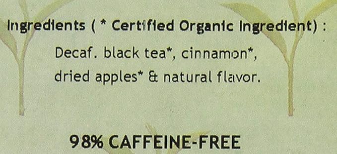 Davidson's Organics, Decaffeinated Cinnamon Apple, Loose Leaf Tea, 16-Ounce Bag