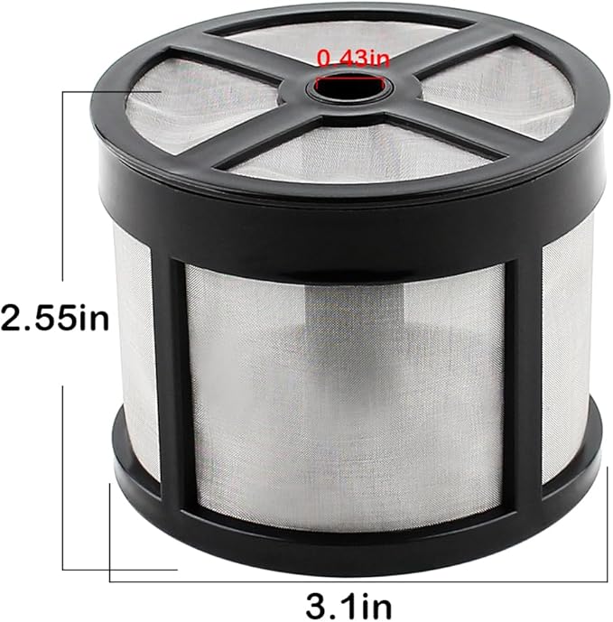 Veterger Replacement Part Re-useable Disk/Wraparound Percolator Coffee Filter,Compatible with most 12-14 Cup Electric coffee maker Pot