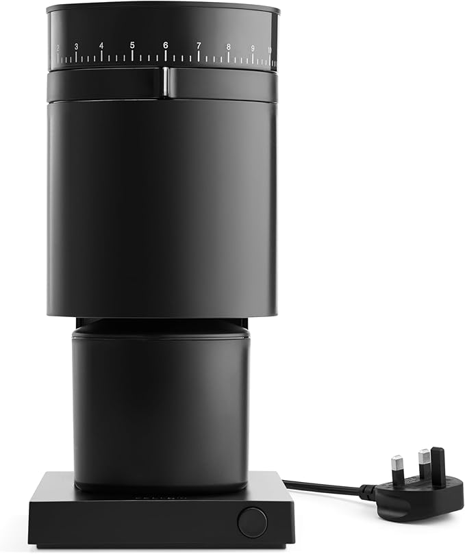 Fellow Opus Conical Burr Coffee Grinder – Electric Espresso Grinder for Home Use, 41 Adjustable Settings for Drip, French Press, Cold Brew & More, 40mm Stainless Steel Burrs, Matte Black