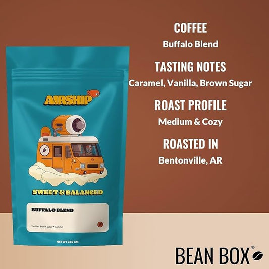 Bean Box Sampler - Roasted by Airship, 2-Pack, Whole Bean Coffee, Gourmet Coffee