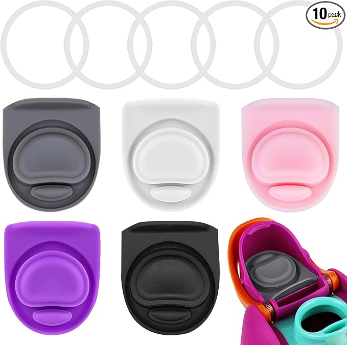 5 Sets Replacement Stoppers Gasket Seal for Owala Freesip 32oz Cap Mouth,Water Bottle O Sealing Ring Parts Top Lid Silicone Accessories for Owala Freesip 16/19/24/32/40oz