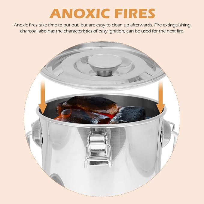 iplusmile Stainless Steel Airtight Canisters Container: 112 fl oz Airtight Clamp Lid Kitchen Food Storage Bucket for Rice Flour Grain Coffee Bean Flour Oil Sugar Milk