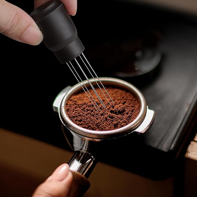Upgrade Aluminum WDT Tool with Magnetic, Espresso Distribution Tool Espresso Accessories