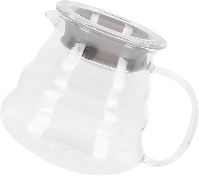 Yosoo Health Gear Glass Coffee Server, Practical Transparent Coffee Carafe for Bar Kitchen Counter, with Smooth Inner Surface and Glass Material (300ml)