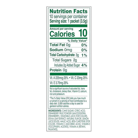 TRUE LEMON KIDS Strawberry Banana (10 Packets) – Hydration for Kids – No Artificial Sweeteners – Low Sugar Water Flavoring – Drink Mix for Kids – Powdered Drink Mix