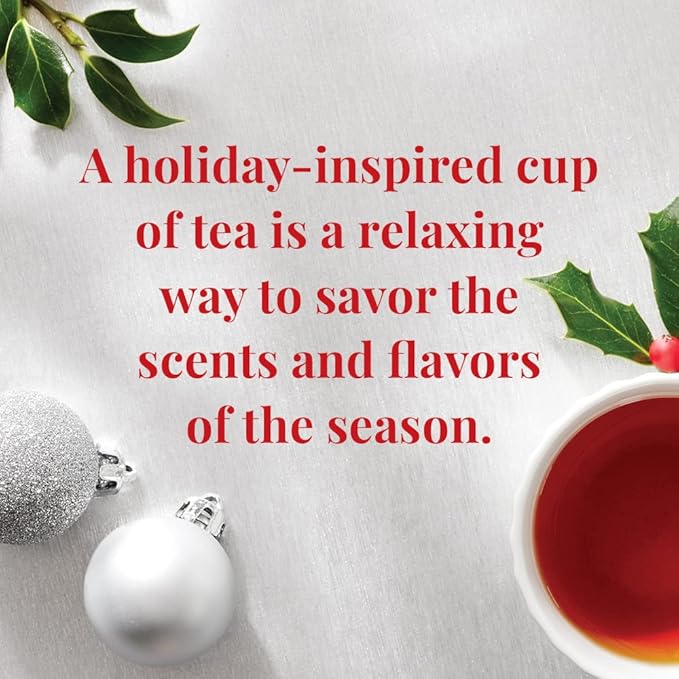 The Republic of Tea — Stress Less WinterMint, Quiet the Mind Herb Tea, 36 Tea Bags, Caffeine-Free