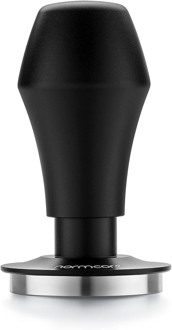 Normcore 51mm Espresso Tamper - Spring-loaded Tamper – Barista Tools - Barista Coffee Tamper with Anodized Aluminum Tamper Stand Holder – Stainless Steel Flat Base