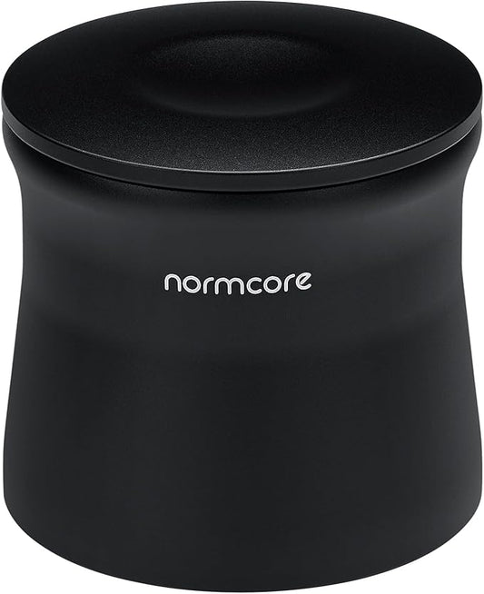Normcore 58mm Magnetic Dosing Cup, Espresso Portafilter Dosing Cup, Barista Coffee Grinder Dosing Tools Fit 58mm Portafilter Basket, Matte Black Anodized Aluminum