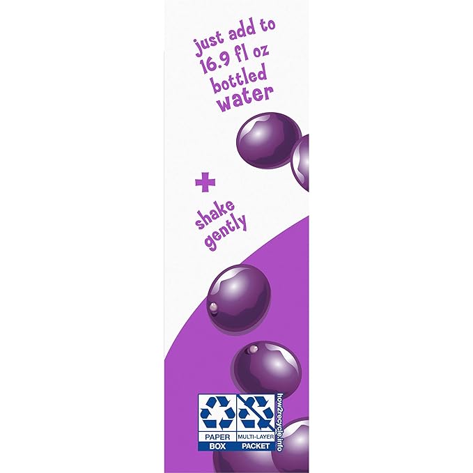 Kool-Aid Sugar-Free Grape On-The-Go Powdered Drink Mix 6 Count (Pack of 1)