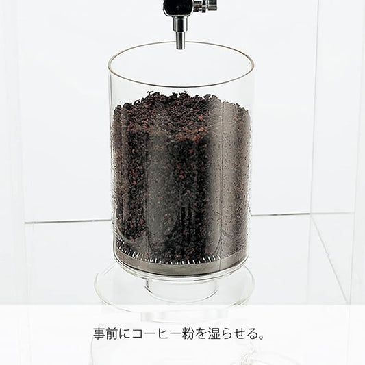 Hario WDCR-6 Water Dripper, Clear, Cold Brew Coffee, For 2 to 6 Cups