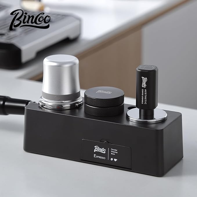 Bincoo Coffee Dosing Cup - Espresso Coffee Dosing Cup Compatible with 58mm Portafilter - Aluminium Espresso Machine Accessory (58MM)