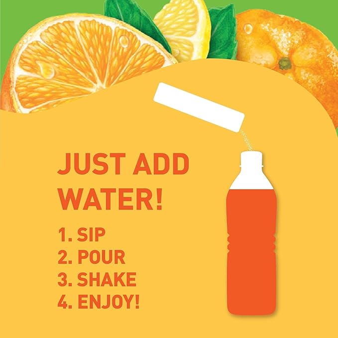 SINGLES TO GO! Tampico Drink Mix Packets, Citrus Punch, Zero Sugar, Low Calorie, 100% DV of Vitamin C per Serving, Convenient, On-The-Go Water Enhancers, 6 Count (Pack of 3)