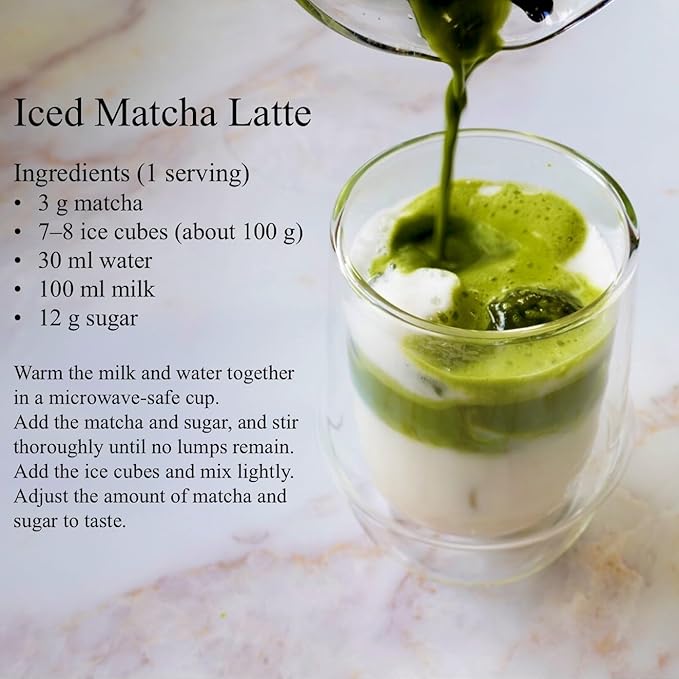 JEAU CHAU Premium Uji Matcha Powder from Kyoto, Japan (3.5oz/100g. 50 servings per bag) Vivid Green Ceremonial Quality Taste, for Lattes & Baking
