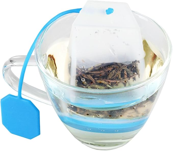 6 Pack Silicone Tea Infuser, FineGood Tea Bags Tea Infuser for Loose Tea Reusable Tea Filter Strainer
