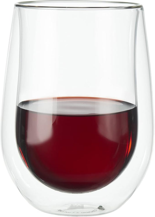 ZWILLING Sorrento 2-pc Double-Wall Glass Red Wine Glass Set