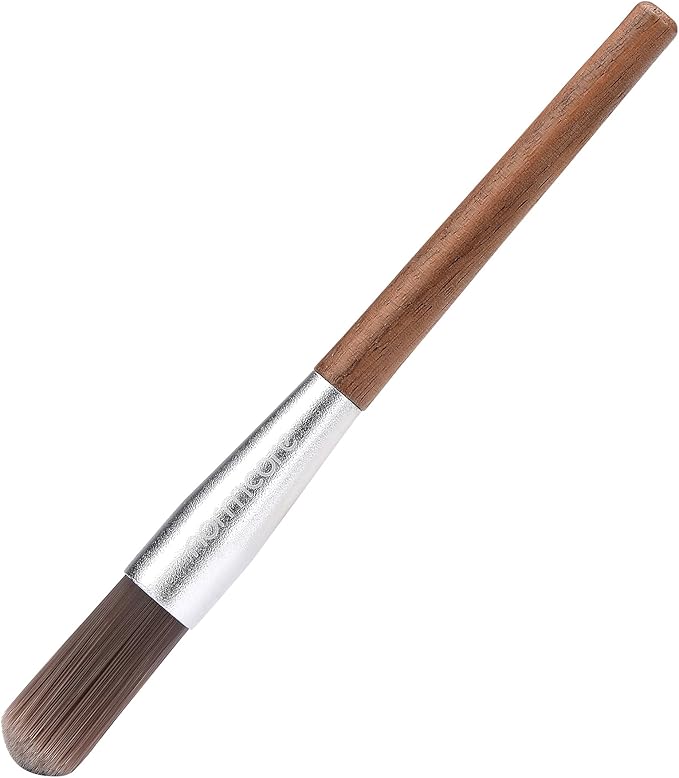 Normcore Grinder Cleaning Brush, Barista Wooden Grinder Cleaning Brush, Walnut Wood Handle Brush Cleaner, Coffee Cleaning Tool