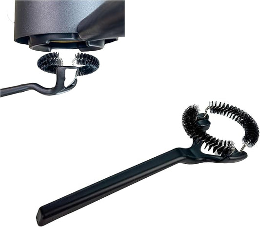 MiiCoffee Espresso Machine Cleaning Brush for 58mm Grouphead, Detachable 360° Nylon Cleaning Bristles