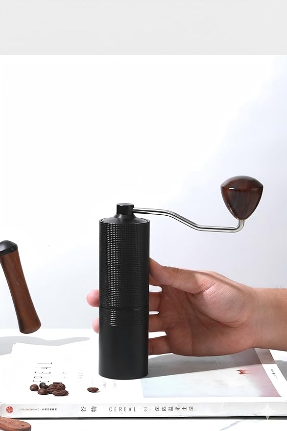 Pour Over Coffee Maker Set,All in One Travel Coffee Kit with Manual Burr Grinder, Stainless Steel Mug & Reusable Filter - Complete Coffee Dripper Set for Camping, Hiking & Office