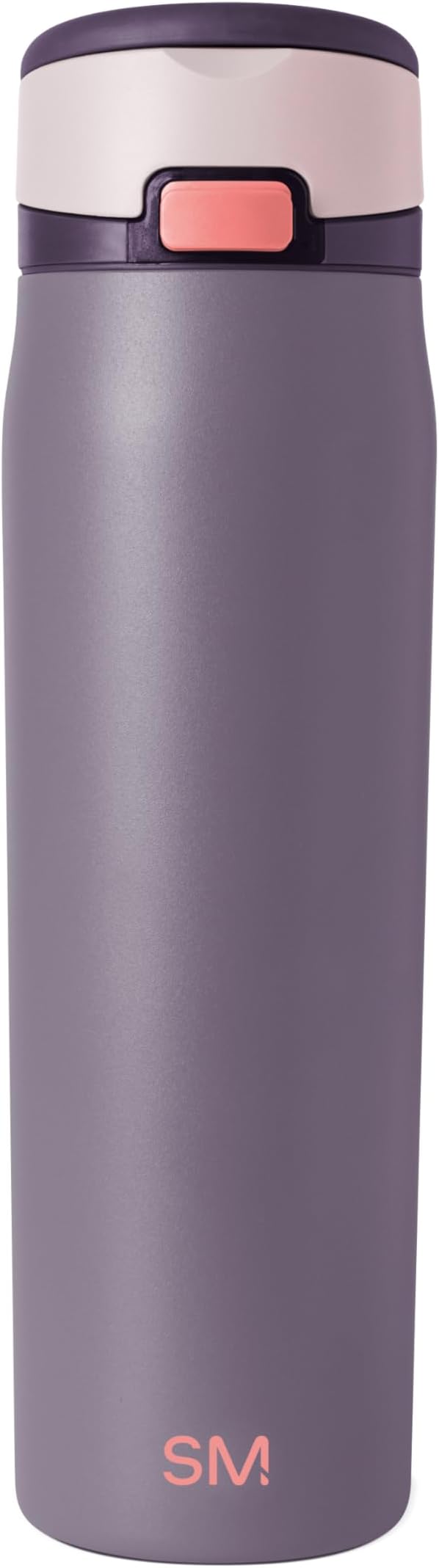 Simple Modern Mesa Loop Water Bottle with Covered Straw and Handle | 24oz Cup Holder Friendly Insulated Stainless Steel Bottles for Travel, Sports and School | Iris Sage