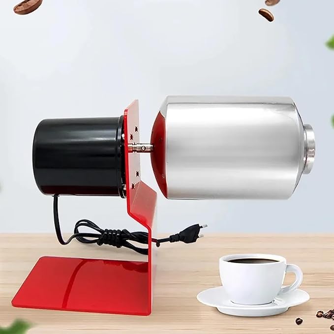 Home Hot Air Coffee Roaster, 10-15Min Drum Type Machine, 100g Capacity, Straight Fire Roasting, Heating Evenly/, Suitable for, Grains, Beans, Peanuts, Melon Seeds
