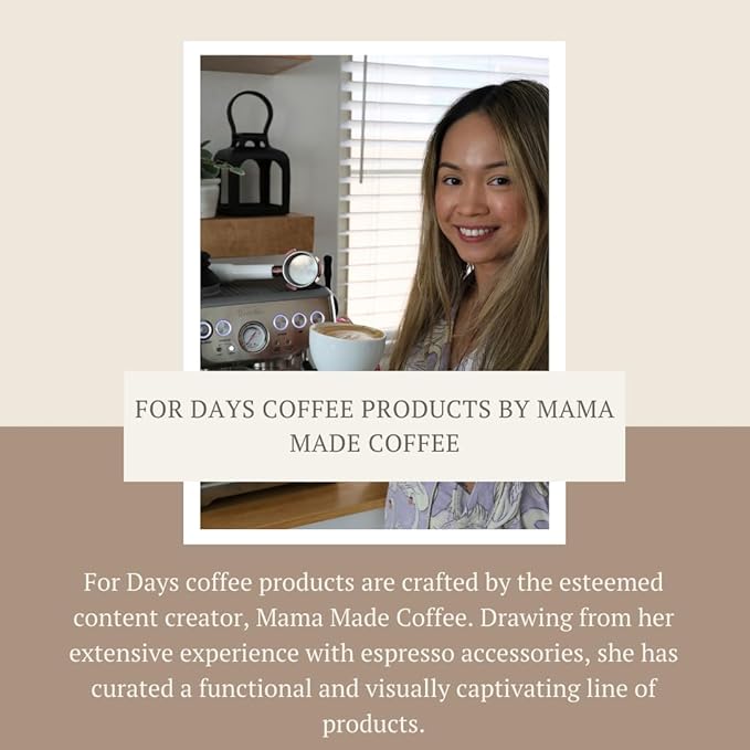 For Days 54mm Flat Base Bottomless Naked Portafilter Intended for Breville Espresso Machines, Includes Filter Basket, Wood Handle, Plastic Handle, Stainless Steel (Black Handle - Original)