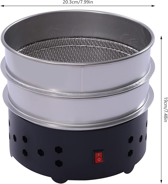 Coffee Bean Cooler 1.3lb Electric Coffee Roasting Cooling Machine 600g Double Layer Collect Coffee Chaff For Home Cafe Roasting Cooling