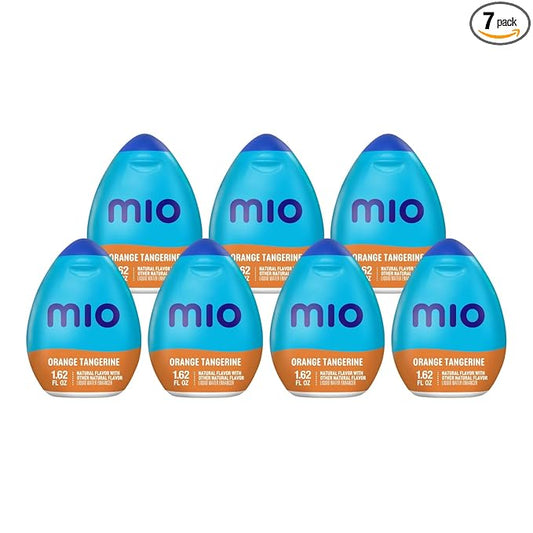 Mio Vitamins Liquid Water Enhancer, Orange Tangerine, 1.62 OZ, 7-Pack