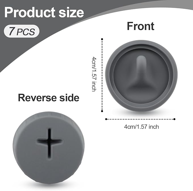 Replacement Stopper Compatible with Owala FreeSip Sway 30oz 40oz, 7Pcs Leakproof Silicone Cap Mouth Stopper for Owala FreeSip Tumbler 40oz Water Bottle Lid Spout Gasket Plug Parts