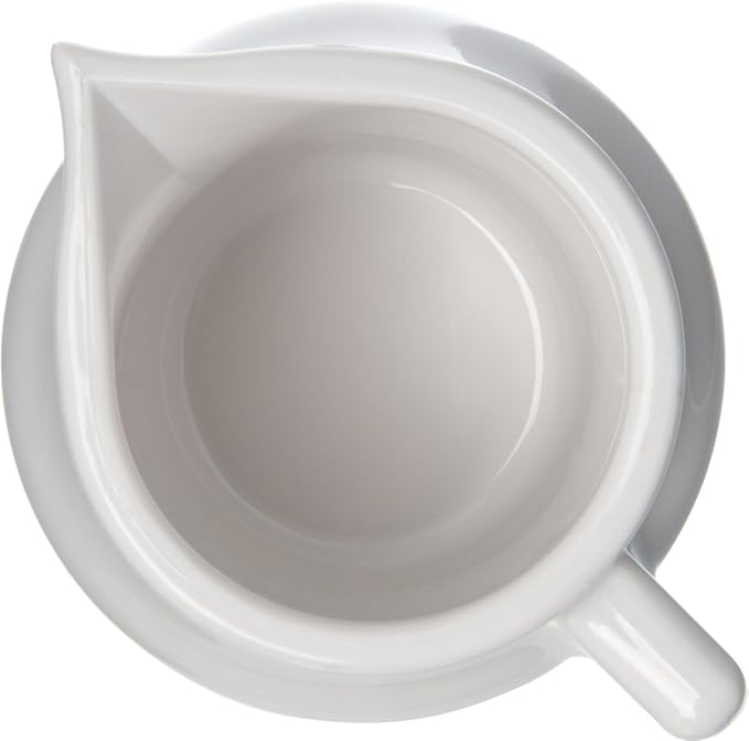 Carlisle FoodService Products 456302 Serving Creamer/Pitcher, Plastic, 2.5" H, 2.56" W, 2.56" L, SAN, 2.9 fl. oz, White (Pack of 4)