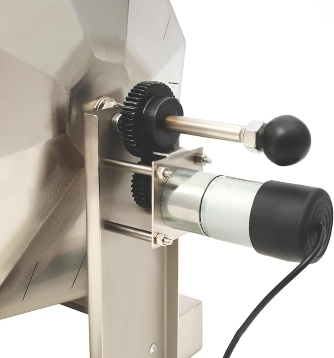 DreamRcoach Coffee Bean Roaster, 3.83 Gal Electric Bean Roaster Roasting Machine with 14W Motor, Stainless Steel Gas Burner Peanut Baker for Coffee Beans, Peanuts, Nuts, Soybeans.