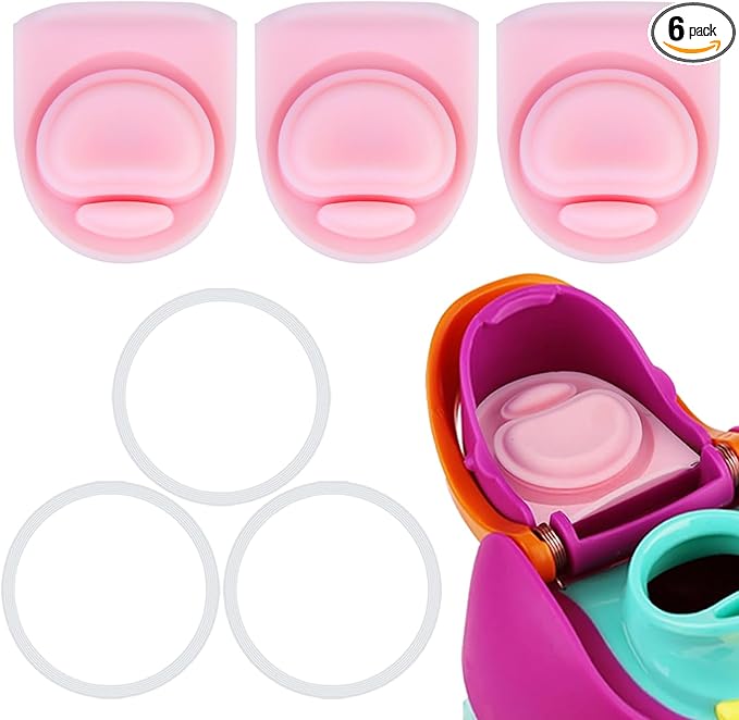 3 Sets Replacement Seal Stopper and O Ring Gasket Compatible with Owala FreeSip 24oz 32oz,Water Bottle Lid Insert Cap Rubber Seal Parts for Owala 16/19/24/32/40oz Mouth Piece Accessories Z3K3