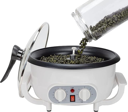 Upgraded Coffee Roaster Machine with Timer, 110V Coffee Roaster for Home Use, Beginner-Friendly Coffee Bean Roaster
