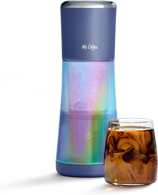 Mr. Coffee® Express Cold Brew Coffee Maker, 10-Minute Cold Brew Coffee Machine, Indigo