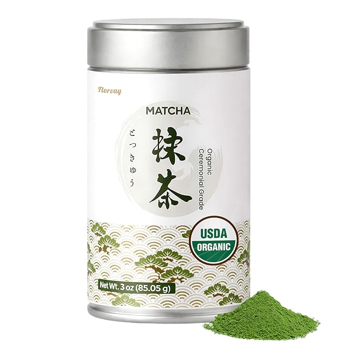 Japanese Ceremonial Grade Matcha Powder – USDA Organic | 3oz Tin | Smooth Taste with Low Bitterness | Calm, Clear Energy | Pure Matcha