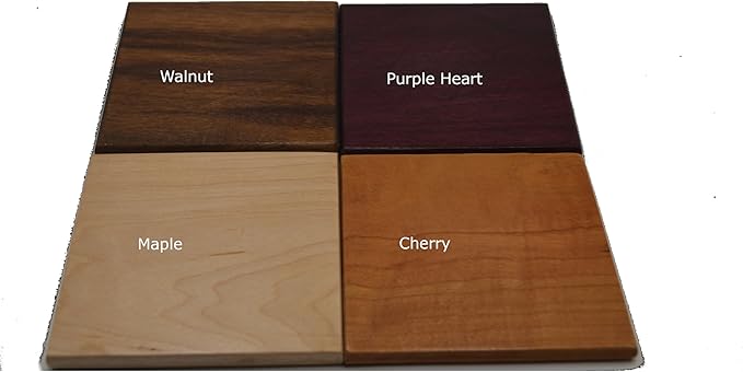 Personalized Wooden Coasters with Monogram, Wedding Date Engraved, Family Name- Choice of Wood (Name Inside Initial Round)