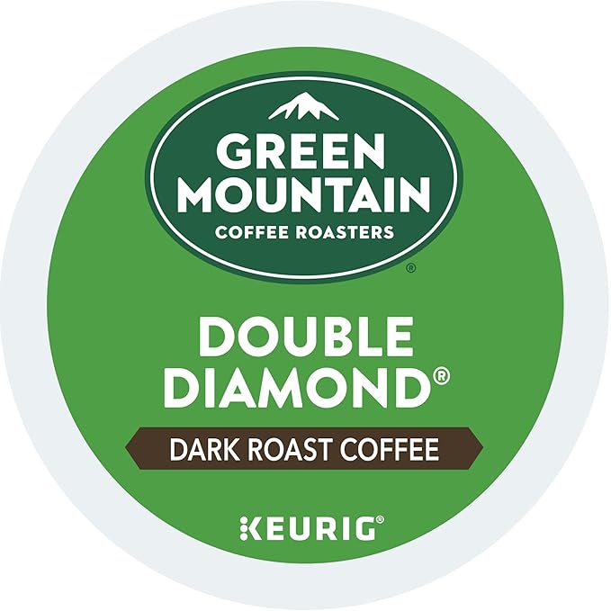 Green Mountain Coffee Roasters Double Diamond Keurig Single-Serve K-Cup pods, Dark Roast Coffee, 60 Count (6 Packs of 10)