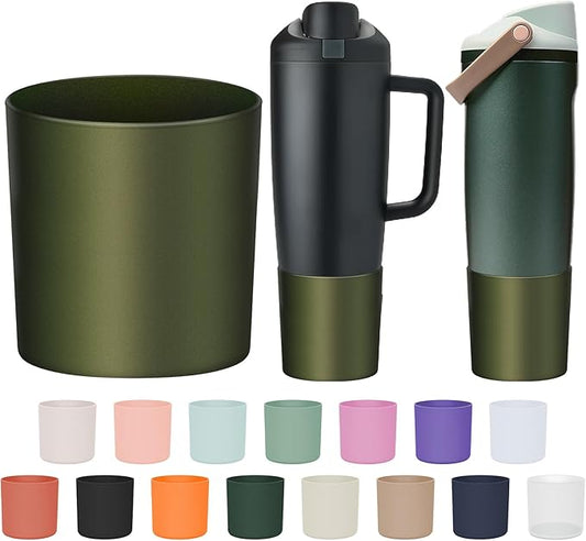 Silicone Higher Boot Compatible with Owala 30oz & 40oz FreeSip Sway Bottles & Tumblers, Large Protection Anti-slip Bottom Cover Sleeve for Freesip Sway Tumbler and Bottle