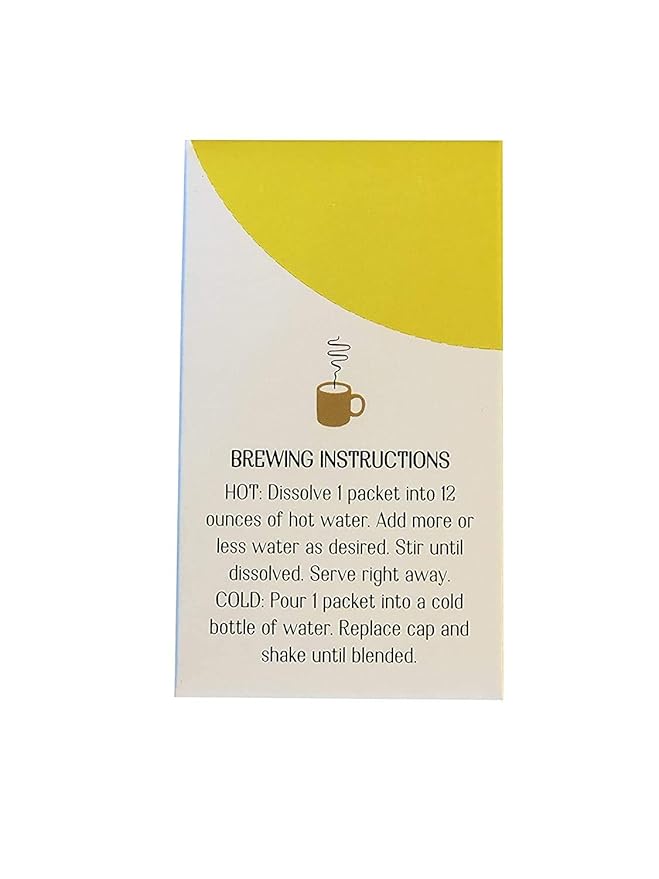 Trader Joe's 100% Natural Ginger Drink Mix 7 - 0.5oz (15g) Packets.