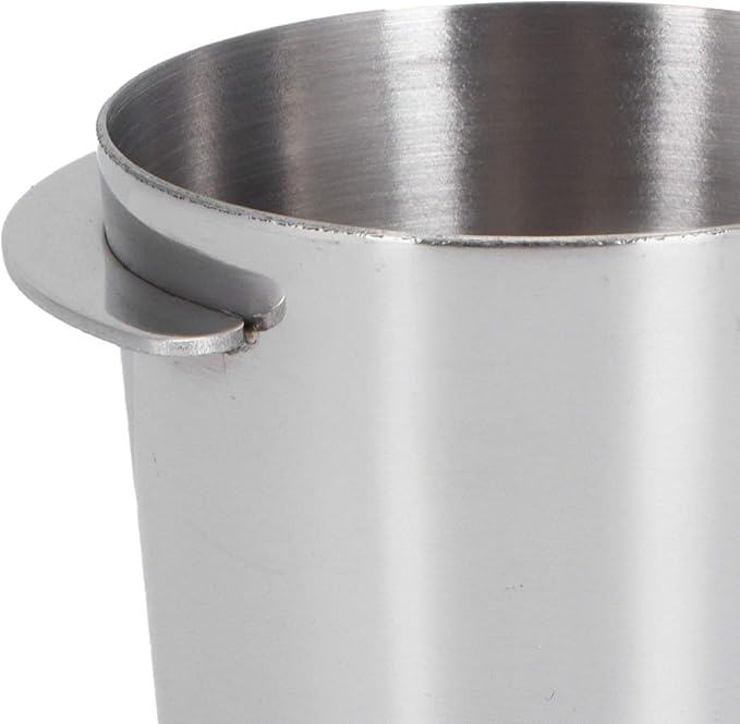 Coffee Dosing Cup 51mm, Stainless Steel Espresso Dosing Cup Coffee Machine Powder Feeder, Mug Coffee Powder Dosing Cup for Espresso Machine with 51mm Portafilter