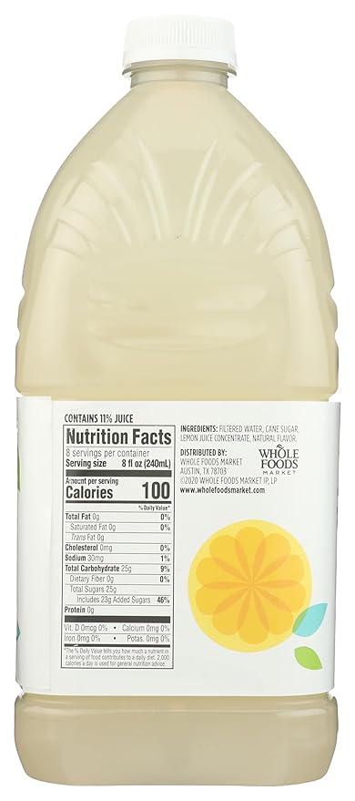 365 by Whole Foods Market, Lemonade, 64 Fl Oz