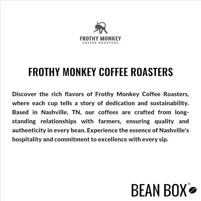 Bean Box Sampler - Roasted by Frothy Monkey Roasters, 2-Pack, Whole Bean Coffee, Gourmet Coffee