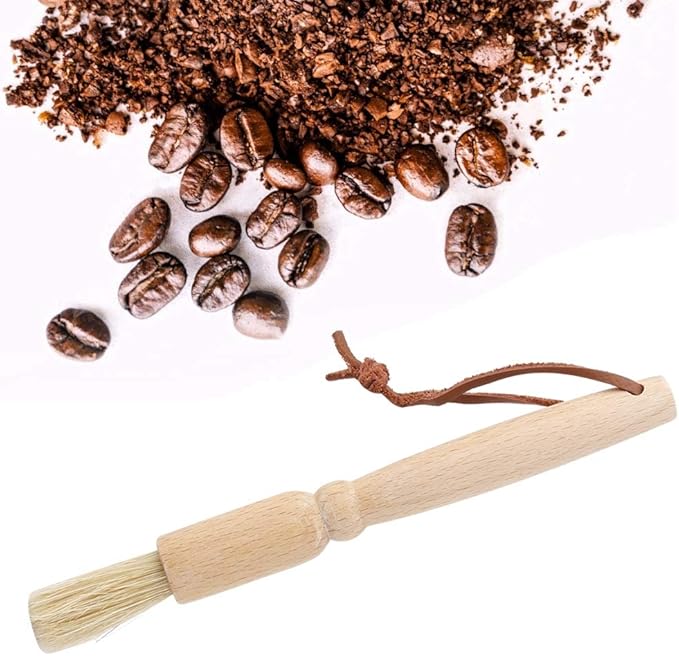 Coffee Grinder Cleaning Brush, Bar Tabletop Cleaning Tool for Coffee Powder, Durable Coffee Utensil Accessories