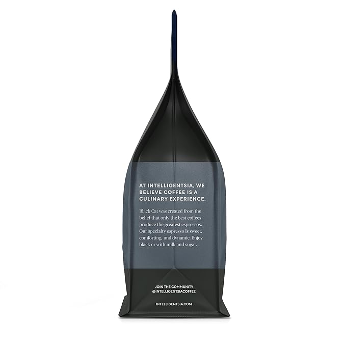 Intelligentsia Coffee, Dark Roast Whole Bean Coffee - Black Cat Sublunar Espresso 36 Ounces (3 Bags of 12 Ounces)