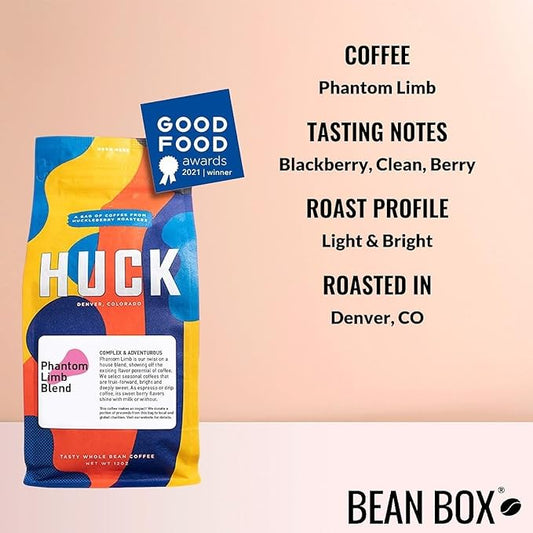 Phantom Limb - Roasted by Huckleberry Roasters - Freshly Ground Coffee - 2 Pound Bag