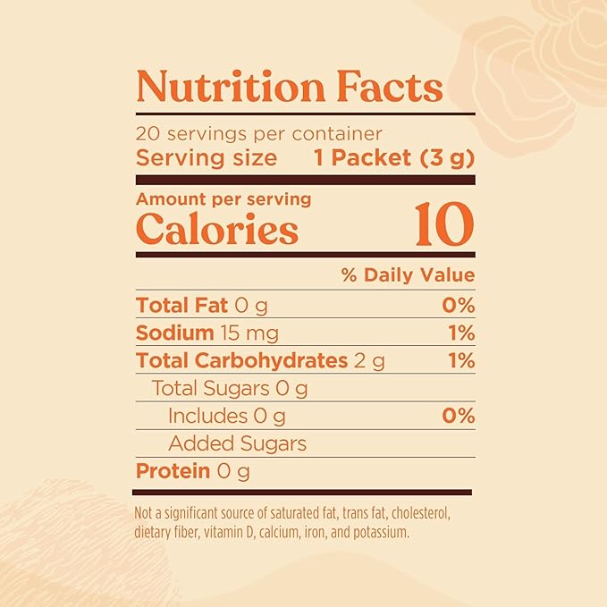 Four Sigmatic Lion's Mane Focus Elixir Mushroom Coffee Alternative | Organic Lion's Mane Mushroom Powder,Rhodiola & Rose Hips | Immune & Memory Support-| Paleo-|,20 Count (Pack of 2)