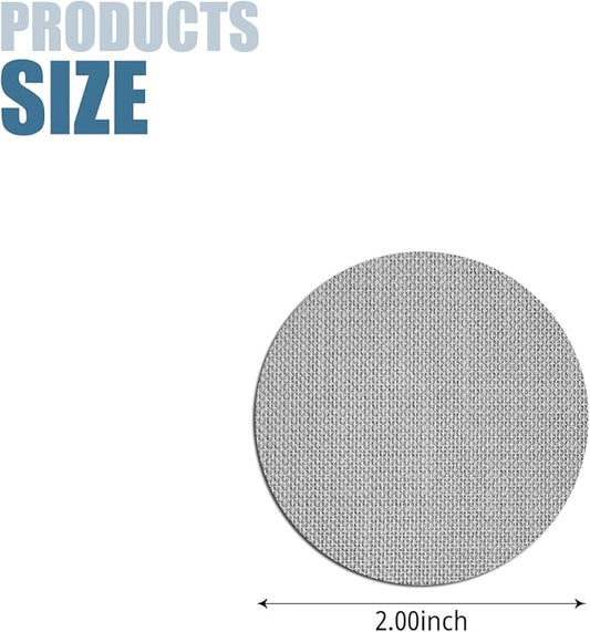 1 Pcs 51 mm Puck Screen, 1.7mm Thickness 150μm Stainless Steel Espresso Filter Screen for Espresso Portafilter Filter Basket (51 mm,150 micron)