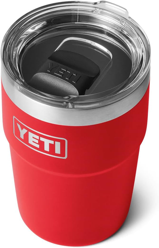 YETI Rambler 16 oz Stackable Tumbler, Vacuum Insulated, Stainless Steel with MagSlider Lid | Stackable, MagSlider Lid, Stackable, MagSlider Lid, Vacuum Insulated, Vacuum Insulated