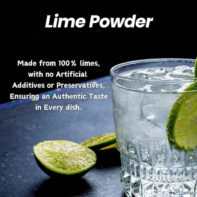 Lime Juice Powder 227g | Dried Lime Powder -Drink | Perfect for Baking, Smoothies, Hot or Cold Drink