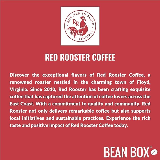 Organic Funky Chicken - Roasted by Red Rooster Coffee - Whole Bean Coffee - 5 Pound Bag