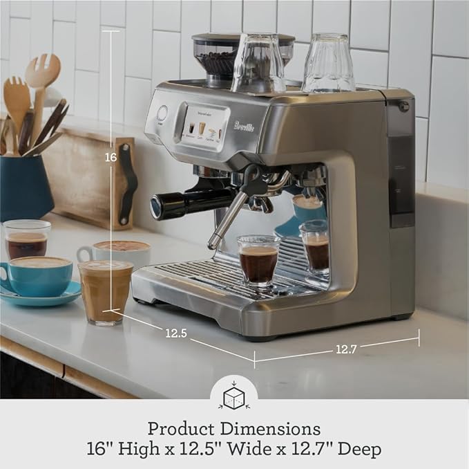 Breville Barista Touch Espresso Machine BES880BTR, Black Truffle